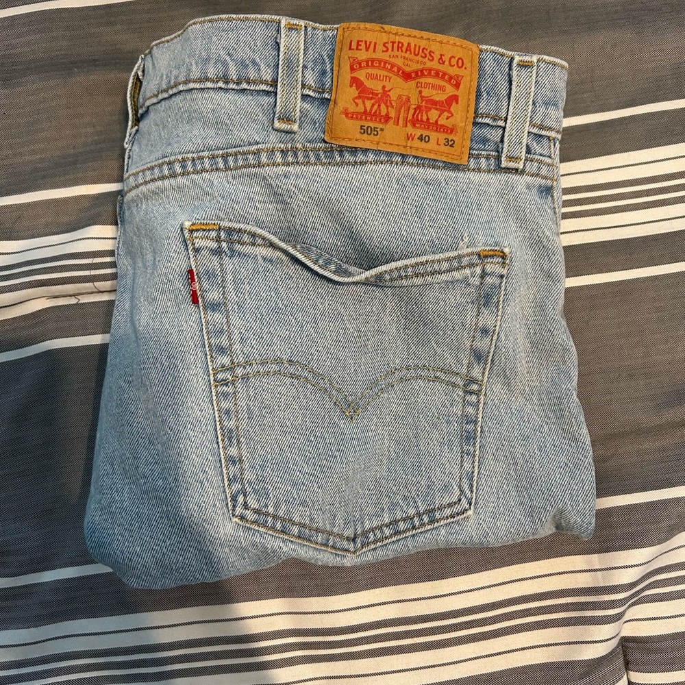 Levi's Blue Straight Jeans Classic Denim